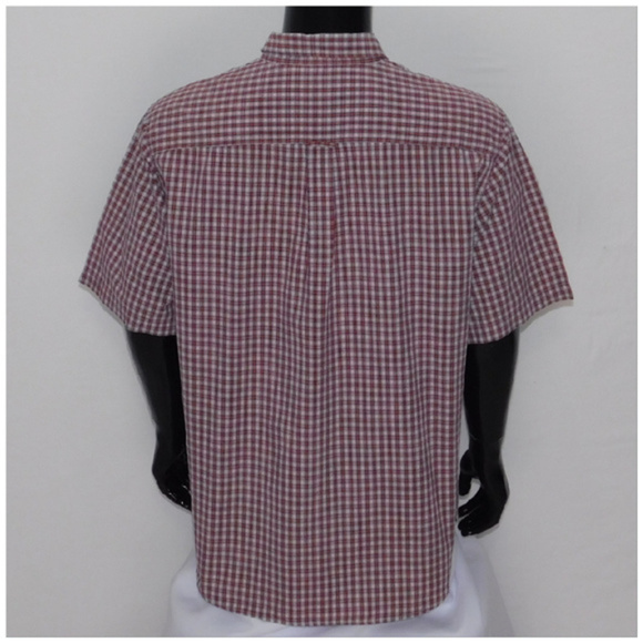 Short Sleeve, Buttonup, Plaid, size Large - Picture 4 of 8